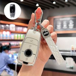 TEMU 1개 3버튼 TPU 키 커버, Mercedes-Benz A, C, E300, S, CLA, CLS, GLA, GLC260, GLE450, GL, GLS 및 G-Class 모델 등 다양한 모델에 적합하게 설계되었습니다. 이 스타일리시하고 사용하기 쉬운 키 포브 보호 케이스는 남녀 모두에게 적합합니다.