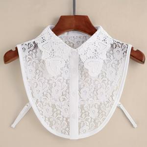 TEMU 탈착식 레이스 칼라, 하트 & 플로럴 패턴, 폴리에스터 소재, 여성용 브라 인서트, 가슴 패드, 속옷 액세서리, 캐주얼 웨어에 다용도, 봄/여름/가을/겨울