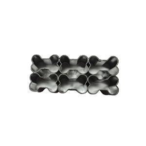 TEMU 1세트 미니 6홀 스테인리스 스틸 쿠키 커터 뼈 모양 몰드, 직접 접촉 식품 과일 채소 절단 몰드