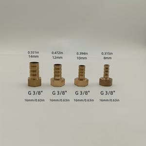 TEMU 4/5개 내부 나사산 호스 피팅, G3/8, G1/2 표준, 퀵 커넥트 커플링, 파고다 어댑터, 그리스 니플, 1개 건설용