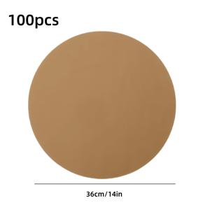 TEMU 100매 논스틱 그릴 페이퍼 팩 (13