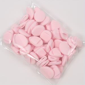 TEMU 100개입 핑거 퍼프 세트, 에어 쿠션 파우더 퍼프, 라텍스 프리 블렌디드 스펀지, 메이크업 퍼프 포함, 액체 파운데이션, 파운데이션, 컨실러에 적합, 모든 피부 타입용