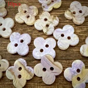 TEMU 12mm 보라색 꽃 모양 레진 버튼 10개입 - 정교한 꽃잎과 중심 디테일이 있는 수제 플로럴 디자인, 튼튼한 장식용 아이 버튼, 재봉, 뜨개질, 재킷, 드레스, 패션 추가, 우아한 스타일에 적합