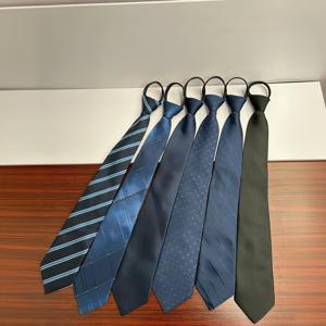TEMU 6개입 비즈니스 노 타이 세트, 대각선 넥타이, 클래식 손으로 풀리는 넥타이, 할로윈 선물, 남성 비즈니스 선물