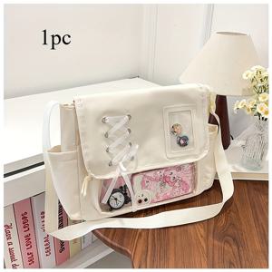 TEMU 여성용 일본 스타일 백팩 - 안전한 지퍼 잠금 장치, 귀여운 카와이 크로스백 - 학교, 직장, 여행에 적합 - 내구성 있는 핸드백, 넉넉한 내부 공간 & 튼튼한 구조