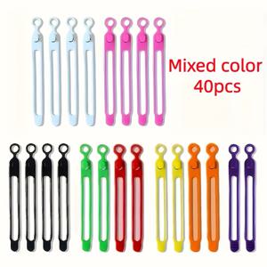 TEMU 50/40/20/10개 재사용 가능한 탄성 케이블 정리 스트립, 휴대폰, 헤드폰 충전 케이블 바인딩용, 다기능 와이어 고정 장치, 데스크탑 정리함 호환, 가정용 데이터 케이블 정리, 색상 (녹색, 주황색, 분홍색, 흰색)