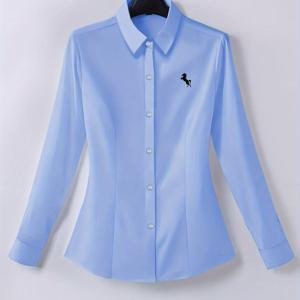 TEMU 레터링, 동물, 그룹, 유관 프린트가 있는 슬림핏 긴팔 전문가용 셔츠. 가정, 야외, 직장인을 위한 트렌디한 스타일