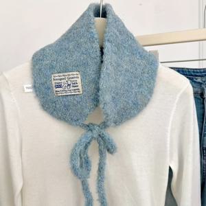 TEMU 2025년 신상 여성용 플러시 귀마개, 겨울/가을용 따뜻한 귀 보호 커버, 끈 포함, 겸용 스몰 스카프 겸용 목워머 스누드