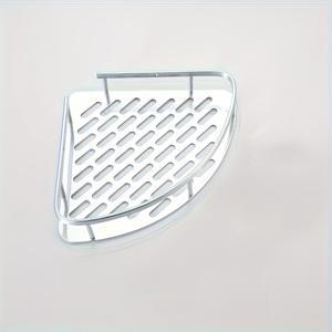 TEMU 무타공 욕실 샤워 수납 선반 - 다층 고하중 코너 선반, 공간 절약형 욕실 정리대, 간편한 설치. 샤워실, 주방, 화장실에 적합 - 모던 스타일 욕실 정리대, 디자인, 고품질, 벽걸이형 선반, 견고한 구조, 아파트 생활 필수품