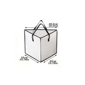 TEMU 1개 스토리지 백, 약 40개 옷걸이 수납 가능, 삼각형 디자인, 부직포 소재, 바닥 지지패드 포함, 튼튼하고 내구성 강함, 다양한 크기의 옷걸이 수납 가능, 홈 워드로브 스토리지, 건조대 옷걸이 수납용