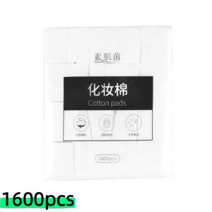 TEMU 1600개 일회용 텍스처 스퀘어 페이셜 클렌징 패드, 메이크업 제거, , 클렌징, 네일 폴리쉬 제거, 다목적 사용, 고품질 종합 패키지, 대용량 팩, 가정용 필수품