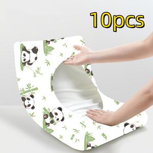 TEMU 일회용 두꺼운 베개 커버 10개, 보관이 간편함. 여름철 사용에 적합하며 땀과 오염으로부터 침구를 보호합니다. 트럭 수면 운전석, 호텔 침대 및 기타용도에 휴대하기 좋음