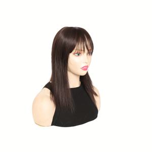 TEMU 14인치 클립인 헤어 토퍼 - 여성용 탈모 커버 대형 베이스 위글렛 (앞머리 포함) | 볼륨 & 즉각적인 밀도 증가 | 탈모/얇은 머리용 합성 헤어 피스