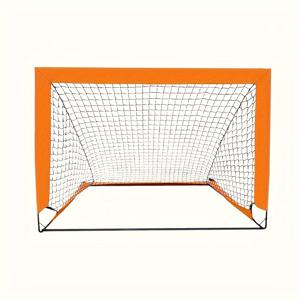 TEMU 1세트 휴대용 팝업 축구 골대 네트 - 접이식, 내구성 있는 PP 소재와 3겹의 새벽 패브릭, L형 브래킷 & 유리섬유 폴, 뒷마당 야외 스포츠용, 축구 액세서리