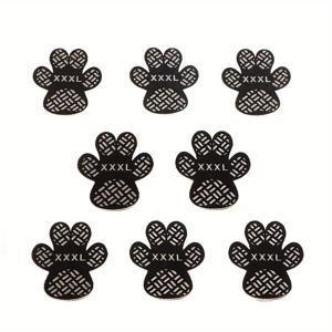 TEMU 8개입 강아지 발바닥 스티커, 전천후 강아지 발 접착 패드, 일회용 애완 동물 신발