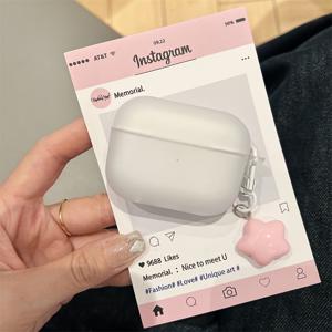 TEMU 애플 에어팟 프로 DSPRO2 2세대, 에어팟4 무선 이어폰 케이스 - 매트 화이트, 여성용 디자인