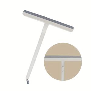 TEMU 다기능 핸드헬드 유리 스크레이퍼 - 샤워 도어, 창문, 자동차 유리 청소용 | 내구성 있는 물 스크레이퍼 도구, 조리대 와이퍼 - 샤워 유리문 스크레이퍼, 걸이용 로프 포함 다기능 스크레이퍼 (39cm)