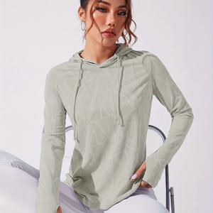 TEMU 캐주얼 올매치 긴팔 경량 라운드넥 후드 루즈핏 안티셔츠 여성 후드티