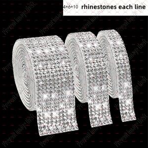 TEMU 3개 세트 자체 접착 라인스톤 시트 - 반짝이는 화이트 DIY 공예, 휴대폰 케이스, 차량 미러, 의류 장식, 주얼리 제작에 적합 - 바느질 불필요, 3장 팩