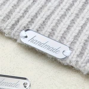 TEMU 8/12/25 맞춤형 레이저 각인 아크릴 거울 라벨, 의류, 가방, 홈 데코, 모자, 장갑, 수공예 및 DIY 선물, 공예 용품, 의류 라벨, 제품 라벨, 웨딩 선물 및 브랜드 프로모션에 적합, 수공예 애호가 및 수공예품에 적합