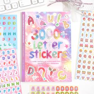 TEMU 창의적인 저널링을 위한 3000개 이상의 알파벳 레터 스티커, 생생하고 재미있는 공예 스티커, 정크 저널 및 스크랩북에 이상적, 여성들을 위한 훌륭한 장식 선물