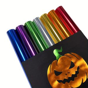 TEMU 10'' X 12'' X 7개 소프트 메탈릭 열전사 비닐, 의류 티셔츠 마스크 청바지 백팩용 다양한 색상, 골드 포일 열전사 스티커 열 프레스 데칼 열전사