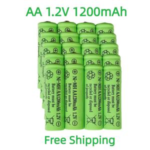 TEMU 8/12/16/20개, AA 1200mAh 태양광 조명용 배터리 고용량 1.2V Ni-MH 충전식 AA 배터리, 야외 태양광 조명, 배터리 스트링 라이트, TV 리모컨, 무선 마우스, 라디오, 손전등, 장시간 사용 가능, 최대 1200회 충전 가능, 사전 충전