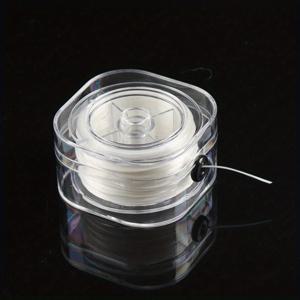 TEMU 0.2mm 강한 신축성있는 비딩 와이어 실, 팔찌 스트레치 스트링 라인 DIY 주얼리 액세서리용