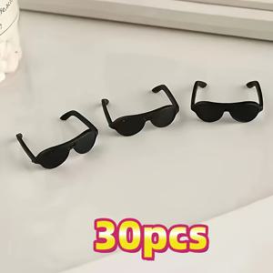 TEMU 30개입 작은 안경, 미니 장식품, 주얼리 제작용, 공예 용품