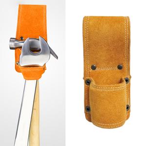 TEMU 소가죽 인조 가죽 망치와 렌치 홀더 벨트 루프 - 스냅 버튼이 있는 내구성 있는 도구 가방, 남성에게 완벽한 선물