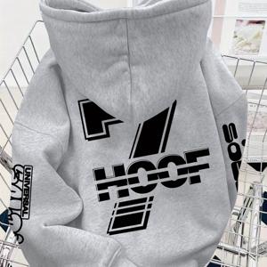 TEMU 남성용 도톰한 플러시 후드 스웨트셔츠 - 여러 기하학적 추상 프린트 패턴의 루즈핏 아우터 레이어 재킷, 가을 및 겨울용, 패셔너블한 스타일