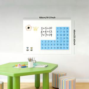 TEMU 자체 접착식 화이트보드 및 벽 스티커 1롤, 메시지, 드로잉 및 가정 또는 사무실 장식에 적합