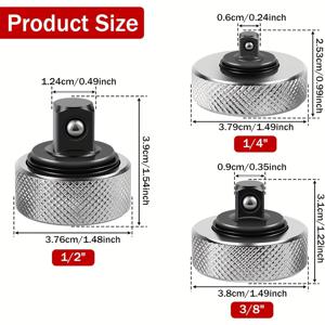 TEMU 삼중 손가락 래칫 렌치 세트, 1/2인치, 3/8인치, 1/4인치 멀티펑션 미니 래칫 렌치 수리 공구, 리버서블 엄지 휠 래칫 포함