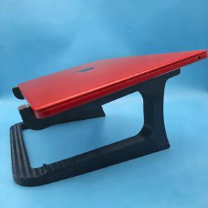 TEMU 3D 프린팅 노트북 스탠드 - 목 지지대 및 높이 조절 기능, 강력한 냉각 설계로 머리 숙인 작업 없이 편안하게! 장시간 앉아 있는 분들을 위해 특별히 설계된 이 노트북 스탠드는 안정적인 지지와 효율적인 열 방출로 목과 컴퓨터를 모두 편안하게 유지해줍니다!