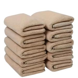 TEMU 산호 스파 타월 10개 세트, 29.53 X 13.78인치, 매우 부드러움, 빠른 건조, 초강력 흡수성, 220g/m² 원단, 우주 테마 디자인, 모던 스타일, 핸드 타월 - 가정, 이발소, 미용실, 헬스장, 호텔, 해변, 야외, 스파에 적합 - 추수감사절 및 크리스마스를 위한 완벽한 선물