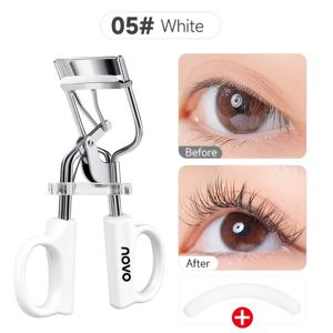 TEMU 1개 휴대용 속눈썹 컬러 및 1패드, 스테인리스 스틸 곡선 핸들 속눈썹 컬러, 컬링 & 셰이핑, 속눈썹에 부드러움, 속눈썹 연장용, 사용하기 쉬우며 눈에 안전, 여성 속눈썹 강화에 적합, 초보자용 속눈썹 컬러