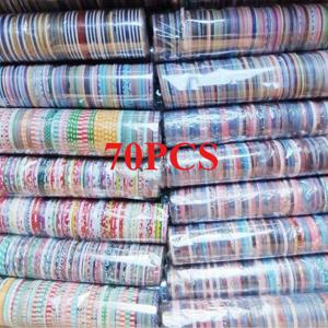 TEMU 70롤 2mm 폭, 혼합 색상 창의적인 와시 테이프, 노트북 장식, 공예, 스크랩북 모서리, 다이어리 장식, 휴대폰 케이스, 여행 가방, 가구 장식 및 선물 포장에 적합