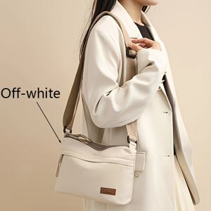 TEMU 선호하는 가방 스타일: 다중 레이어 지퍼와 조절 가능한 어깨 스트랩이 있는 대용량 숄더백. 외출, 레저, 핸드백으로 적합. 직장 여성, 출퇴근, 쇼핑, 파티, 캐주얼한 자리에 이상적. 할로윈, 크리스마스, 발렌타인데이, 가족과 친구를 위한 휴일 선물로 완벽