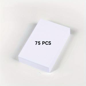 TEMU 빈 카드 하드 종이 흰색 & 자유 연필 스케치 크리스마스 카드 포스카드 책갈피 영어 단어 메모 제작 인사 카드 종이