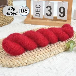 TEMU 1개 50g, 길이 445m, 진정한 실크 플리스 실, 연한 베이지색, 손뜨개용 소프트하고 섬세한 스웨터, 가디건, 셔츠, 드레스, 코트 등에 적합