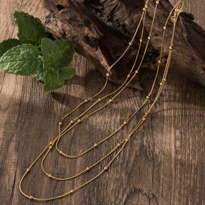 TEMU 1개 빈티지 우아한 인조 진주 디자인 기하학적 모양 304 스테인리스 스틸 여성 목걸이, 어버이날 및 발렌타인데이를 위한 우아한 파티 선물,