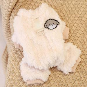 TEMU 소형견용 겨울 점프수트 원지, 시바견 및 요크셔테리어 포함, 애완동물 의류, 강아지 잠옷, 의상 및 멜빵바지에 적합