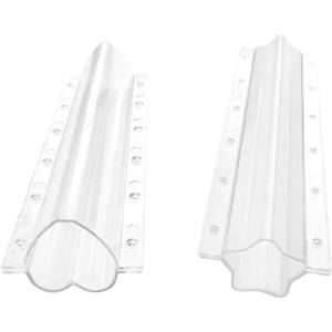 TEMU 2개 세트 오이 모양 재배 몰드, 플라스틱 하트형 별모양 투명 정원 과일 채소 재배 몰드, 재사용 가능, 도시 가드닝 또는 홈 가드닝용, 상추가 완벽하게 균일하게 자라요