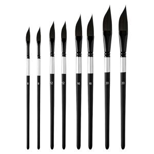 TEMU Sq 헤어 수채화 브러쉬 | 아티스트를 위한 전문가용 디테일 & 라인 브러쉬 | 인물, 식물 및 미술 페인팅을 위한 앵글 팁