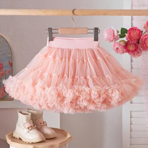 TEMU 선물 소녀 투투 스커트 귀여운 케이크 스커트 생일 선물 어린이날 댄스 스커트