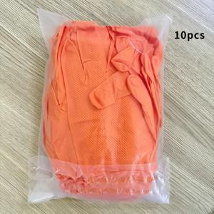 TEMU 8MIL 질감의 강화 니트릴 장갑, 고강도 8g 두꺼운 니트릴 장갑, 무분말 및 무라텍스. 주방 설거지, 욕실, 일상 청소, 반려동물 목욕, 가정용 청소에 적합. XL/L/M/S 사이즈 선택 가능