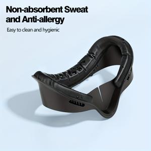 TEMU 메타/ 퀘스트 3S용 (퀘스트 3용 아님) VR 헤드셋 페이스 커버 패드 - 땀 방지 소프트 & 메쉬 얼굴 쿠션, VR 액세서리 교체용 페이스 패드