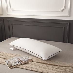 TEMU JIT1 브러시드 커플 롱 베개, 탄성 좋음, 침실, 소파, 임산부 및 옆으로 누워 자는 사람에게 적합