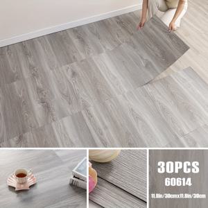 TEMU 15/30개 세트, 고급 레트로 비닐 자체 접착식 바닥재, 3D 입체 질감, 우드 그레인 벽지, 11.8X11.8인치, 떼어내어 붙이는 방식, 탈착 가능, 미끄럼 방지 자체 접착식 바닥 스티커, 방수, 내마모성, PVC 재질