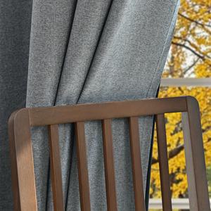 TEMU 1개 단색 커튼 (펜트레이션 포함), 강력한 빛 차단 효과, 간편하고 우아함, 거실, 침실, 주방, 욕실 및 홈 데코레이션에 적합